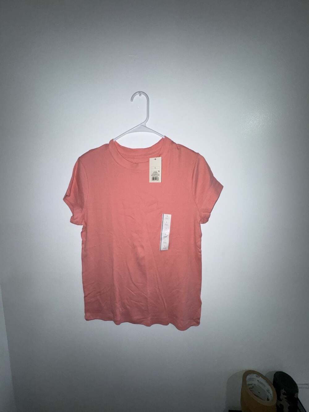 A New Day Women's Short Sleeve Crewneck T-Shirt Pink Size L New with Tags